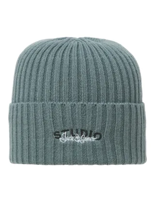 JACK&JONES - JACBLACK FRIDAY BEANIE BF stormy weather - Gr. - ONE SIZE