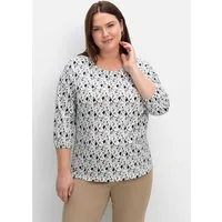 Sieh an! T-Shirt 3/4-Arm-Shirt 3/4-Arm mit Grafikprint