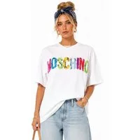 Moschino T-Shirt COUTURE 3D Logo Paint-Effect Shirt Oversize 3D-Logo mit handgemaltem Effekt