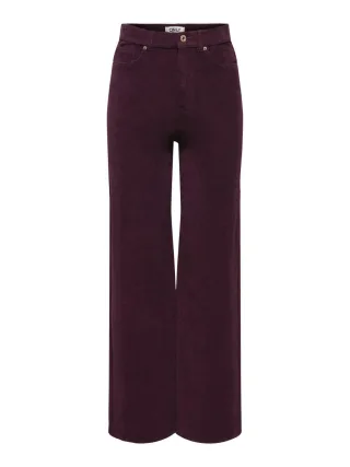 ONLY - Wide Leg Cordhose rot - Gr. - 30