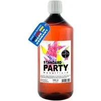 HERRLAN Discolicht STANDARD PARTY Nebelfluid universelle wasserbasierte Nebelflüssigkeit, 1 Liter, mit mittlerer Dichte und Standzeit