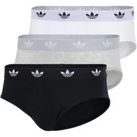 adidas Originals Slip Comfort Flex Cotton (3er Pack) breiter Logo-Bund, elastisch, sportlicher Touch, Baumwollmix