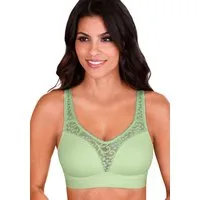 petite fleur by Lascana Entlastungs-BH (Packung, 2 Stück) ohne Bügel, Baumwoll-Qualität, Packung– auch ideal für große Größen