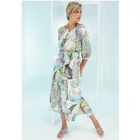 bianca Druckkleid ROSLYN aus modernem Allover-Print in Trendfarben