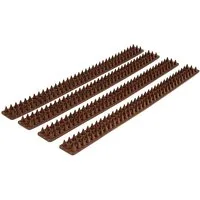 relaxdays Gartenzaun Vogelabwehr Spikes für Zäune