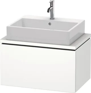 Duravit L-Cube Konsolenwaschtischunterbau wandhängend Weiß Supermatt 720x477x400 mm - LC580108484 LC580108484
