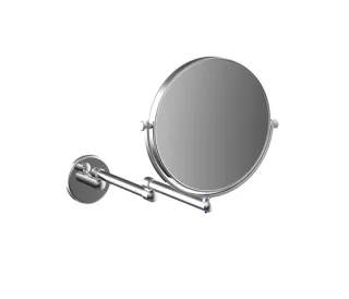 emco Rasier- und Kosmetikspiegel 2-armig, 3-fach, rund, D: 190 mm, chrom, 109400100 109400100