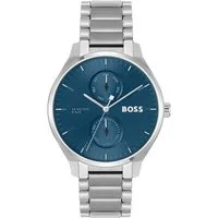 BOSS Multifunktionsuhr TYLER 1514106, Quarzuhr, Armbanduhr, Herrenuhr, Edelstahlarmband, analog
