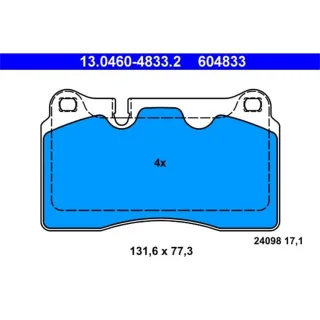 ATE Bremsbel?ge vorne Audi A3 Tt Seat Leon VW Touareg