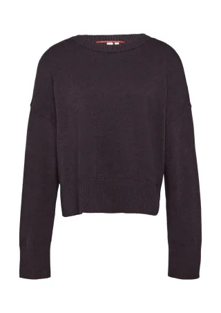 Q/S designed by - Weicher Strickpullover violet - Gr. - L