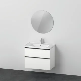 Duravit D-Neo Möbelwaschtisch mit Waschtischunterbau und Spiegel 800x480x2000 mm - DE011001818 DE011001818