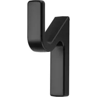 SO-TECH® Kleiderhaken Garderobenhaken ANGOLO 7,6 x 1,4 cm, (1-St), schwarz matt inklusive Befestigungsschrauben