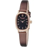 Eichmüller Quarzuhr Klassische Damenuhr RE1084 Rose Braun 20x26 mm