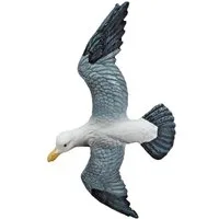 Kaufhaus le petit Tierfigur Wanddeko Möwe Wandbild Maritim Deko Wand Hänger Vogel Figur Skulptur, Dekofigur Dekoskulptur Dekoobjekt aus Polyresin (Kunststein)