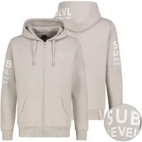 SUBLEVEL Sweatjacke Herren Sweat Jacke Hoodie Kapuzenpullover Übergangs Herbst Winter
