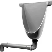 Agande Urinal Urinal Urinalbecken Pissoir Wandurinal Wandpissoir Kunststoff PVC