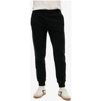 Superdry Sweathose ESSENTIAL LOGO JOGGERS HB aus Baumwollmischung, mit angerauter Sweatware, Relaxed Fit