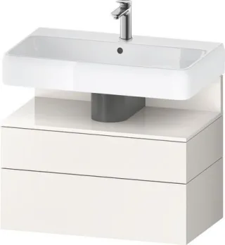 Duravit Qatego Waschtischunterbau wandhängend Weiß Supermatt 790x470x590 mm - QA4394022840000 QA4394022840000