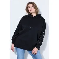 Studio Untold Sweatshirt Hoodie Oversize Shape Zierperlen Kapuze