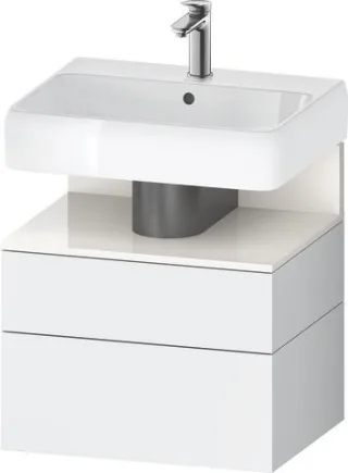 Duravit Qatego Waschtischunterbau wandhängend Weiß Matt 590x470x590 mm - QA4393022180010 QA4393022180010