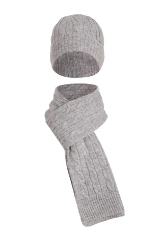 Set Aus Schal Und Mütze Set Aus Schal Und Mütze