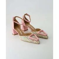 George Watts N510-654 Slingpumps Obermaterial: Leder und Textil