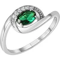 Vivance Fingerring 925-Sterling Silber rhodiniert Zirkonia
