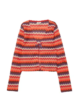 s.Oliver - Indoor-Jacke orange/mehrfarbig - Gr. - 164