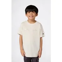 Champion T-Shirt ICONS TONAL Crewneck T-Shirt with Large Logo mit großem Logo, Kurzarm, aus Baumwolle