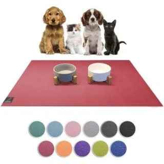 SANOZOO ® - Napfunterlage - Öko-Tex und Made in Germany rot 80 cm, 1,4 m