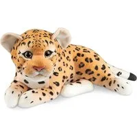 BRUBAKER Kuscheltier Leopard - 30 cm Stofftier - Baby Plüschtier (1-St., Raubkatze Liegend), Kinder Plüsch Spielzeug