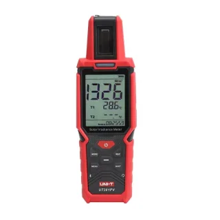 UNI-T Bluetooth Solar Irradiance Meter UT381PV/IP65 Protection Rating with Dual-Channel Temperature Measurement
