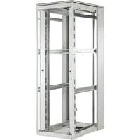 Netzwerkschrank Unique Serie - 800x1000 mm (BxT), IT-Schrank hellgrau, 47 Höheneinheiten