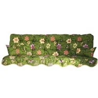 Kühnemuth Auflagekissen Auflagen Set Hollywoodschaukel Sitzkissen 150x50 cm Design 3301