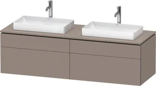 Duravit L-Cube Konsolenwaschtischunterbau wandhängend Basalt Matt 1620x550x482 mm - LC4873B43430000 LC4873B43430000
