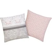 OTTO home Kissenbezüge Cremona, (2 Stück), floraler Kissenbezug, geeignet für Kinder, OEKO-TEX® zertifiziert