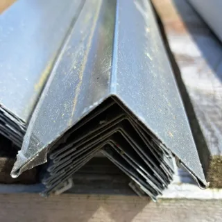 Winkelblech | 1,50 m Länge | Graualuminium ( RAL 9007 )