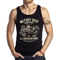 GASOLINE BANDIT® Tanktop American Legend für den Military Army und Jeep Fan