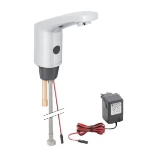 Geberit Typ 185 Waschtischarmatur 116135211 verchromt, Infrarot, ohne Mischer, Netzbetrieb