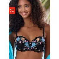 Vivance by Lascana Balconette-BH mit Bügel & Push-up-Kissen, mit schöner, floraler Spitze, sexy Dessous
