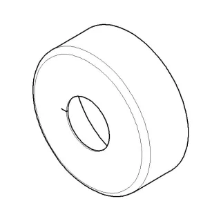 Dornbracht Rosette platin matt 092789007-06 24 mm Platin gebürstet