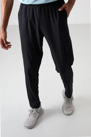 Herren Unifarbene Sweatpants zum Hineinschlüpfen