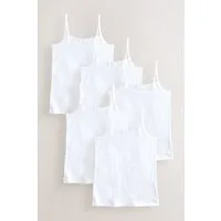 Next Trägertop Trägertops mit elastischen Trägern, 5er-Pack (5-tlg)