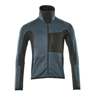 MASCOT Fleecepullover mit Reißverschluss ADVANCED Dunkelpetroleum / Schwarz XS - 17103-316-4409-XS