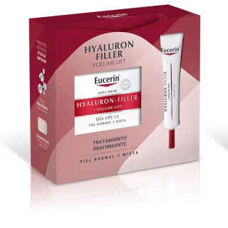 Hyaluron-Filler + Volumen-Lifting Tagescreme für normale bis Mischhaut, 2-teiliges Set 2 Stk.