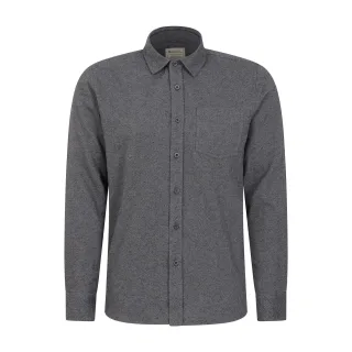 Mountain Warehouse Herren Bamford Melange Hemd (Grau)