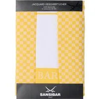 Sansibar Sylt Geschirrtuch Geschirrtücher-Set, 3-tlg, 50x70 cm, 100% Baumwolle, Premium Qualität, (Set, 3x Geschirrtuch, 50x70 cm, zwei verschiedene Designs), Jacquardgewebe, zwei verschiedene Motive