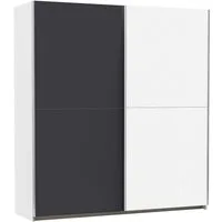 rauch Schwebetürenschrank Kleiderschrank Schrank Garderobe Wäscheschrank SATURN (3 verschiedene Ausstattungen BASIC/CLASSIC/PREMIUM (inkl. SOFT-CLOSE) zeitlose Farbkombinationen, B/H/T: 175/191/59 cm MADE IN GERMANY