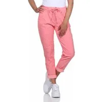 OriginalYou Schlupfhose Damen Sommerhose bequeme Chinohose mit Stretch in Größe 36-48 erhältlich, moderner Knitterlook, elastischer Bund