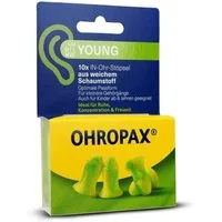 OHROPAX Gehörschutzstöpsel Ohropax Young Schaumstoff Ohrstöpsel 10 Stk.